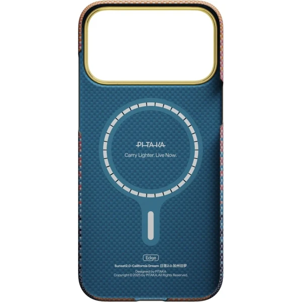 Pitaka Edge Case California Dream Sunset 2.0 #5 MagSafe kryt iPhone 17 Pro Max - Puzdra - Obrázok d_a30e8dd336ad436b812a20b8c1a85ea3