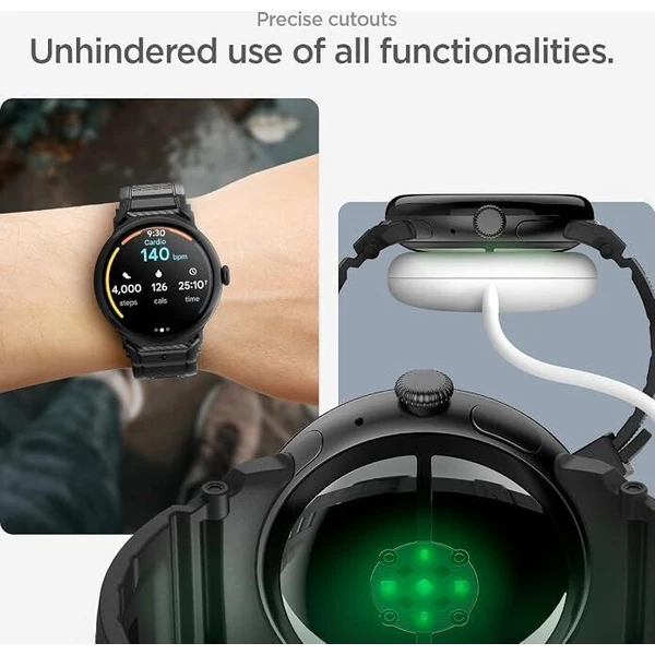 Spigen Rugged Band remienok Google Pixel Watch 5/4/3 45mm matte black - Remienky - Obrázok d_a3198d46692c41838d45265c54f8fcdf