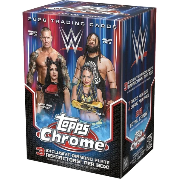 Zberateľské karty 2026 Topps Chrome WWE - Value Box - Zberateľské karty a nálepky - Hlavný obrázok