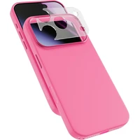 Epico Silicone Pro Mag+ MagSafe/Qi2 silikonový kryt iPhone 17 Pro/18 Pro růžový - Puzdra
