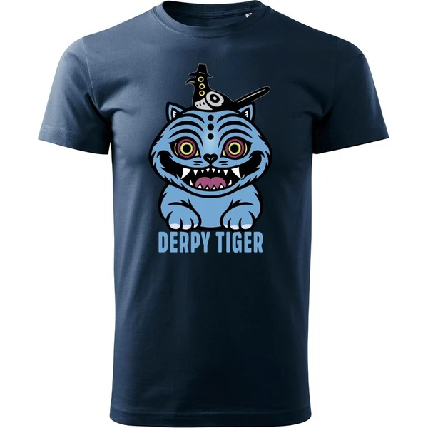 Tričko K-Pop Demon Hunters - Derpy Tiger M - Tričká - Hlavný obrázok