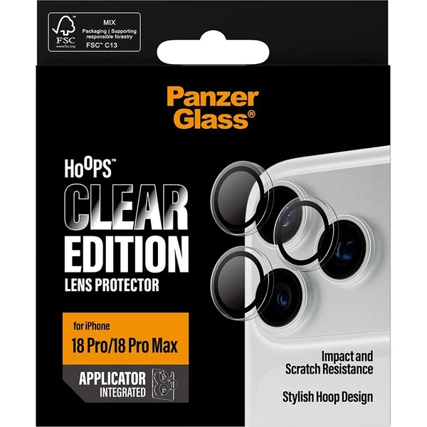PanzerGlass Hoops ochranné kroužky Apple iPhone 18 Pro/Pro Max čiré - Ochranné fólie a sklo - Obrázok d_a3f854933cb443c09c2e3b0b8d8c05d8