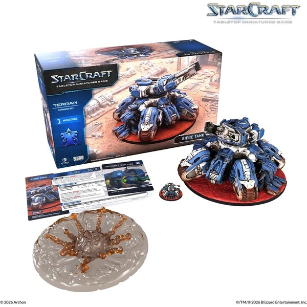 StarCraft The Miniatures Game - Siege Tank - Terran - Expansion Set - EN - Stolové hry - Obrázok d_a4092300184c4c6f95886821762cdfb2