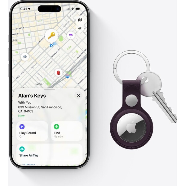 Apple AirTag (2. generácia) sada 4 ks - Lokátory - Obrázok d_a40daf645d7844a0b4860cb99d7f5698