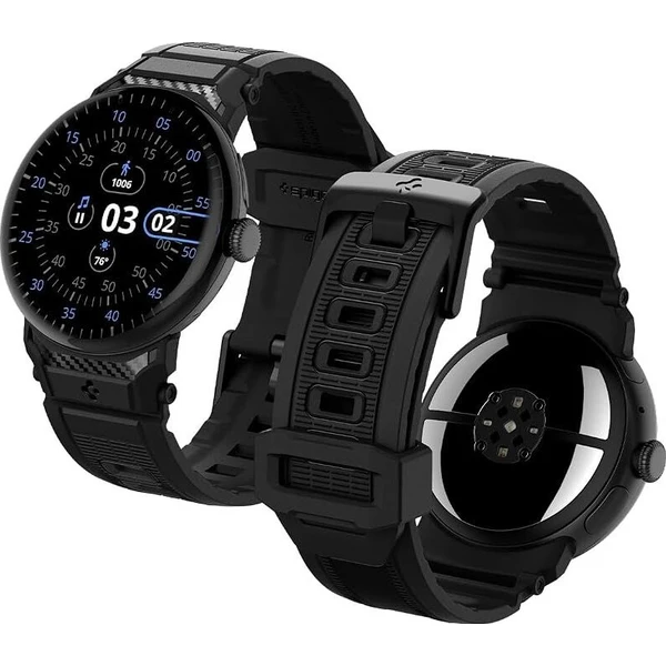 Spigen Rugged Band remienok Google Pixel Watch 5/4/3 41mm/2/1 matná čierna - Remienky - Hlavný obrázok