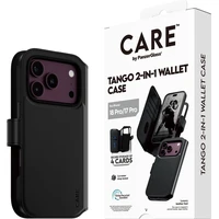 PanzerGlass CARE Tango 2v1 Wallet MagSafe pouzdro Apple iPhone 18 Pro/17 Pro černé - Puzdra