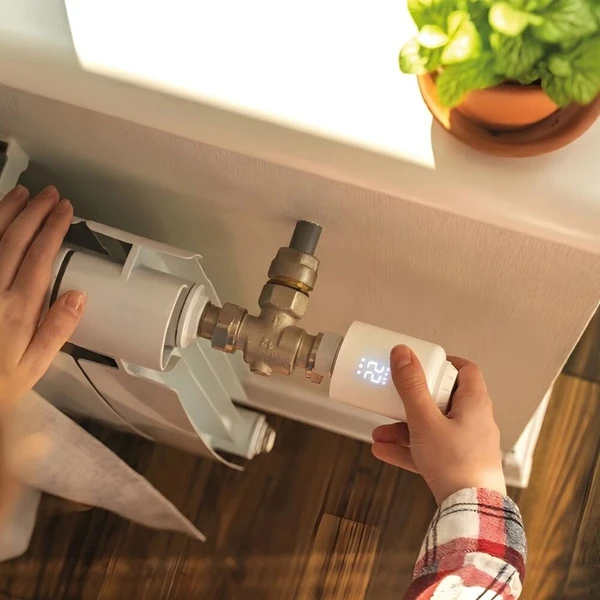 Teslá Zigbee SV60 Smart termostatická hlavica biela - Termohlavica - Obrázok d_a4bd9d4b1e2749dda8f607e9ffcd1531
