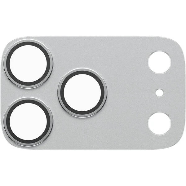 PanzerGlass FENDER hliníková ochrana fotoaparátu iPhone 18 Pro Silver - Ochranné fólie a sklo - Obrázok d_a4eff93fd07f48858a3d1fb95ff75623