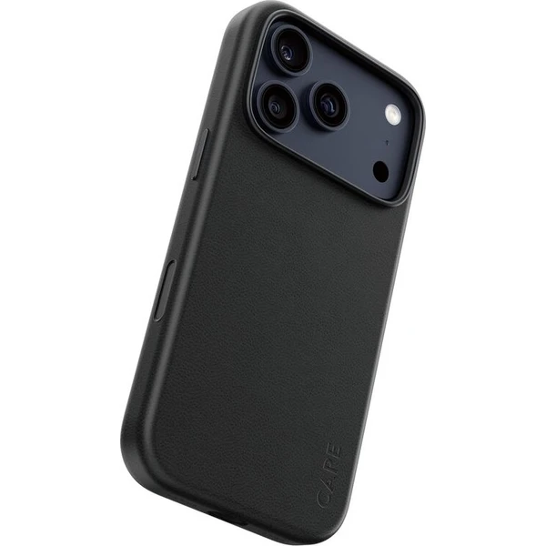 PanzerGlass® CARE SOLO MagSafe kryt z vegánskej kože iPhone 17 Pro čierny - Puzdra - Obrázok d_a4f2ea6f1f3d4a738ffb972d6b1274c5