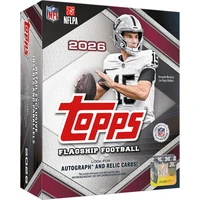 Sběratelské karty 2026 Topps NFL Flagship - Mega Box - Futbalové karty