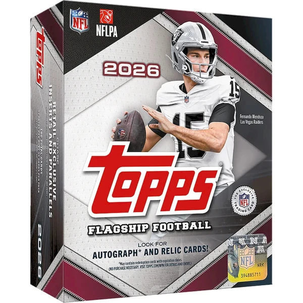 Sběratelské karty 2026 Topps NFL Flagship - Mega Box - Futbalové karty - Hlavný obrázok