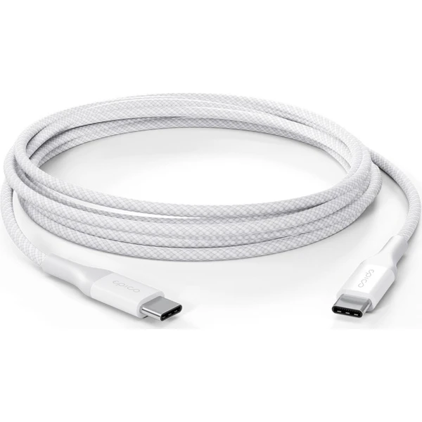 Epico UltraLink USB-C na USB-C 240W 2m kábel biely - Káble a redukcie - Obrázok d_a507ae6caeb34389bc4d040d98b14269
