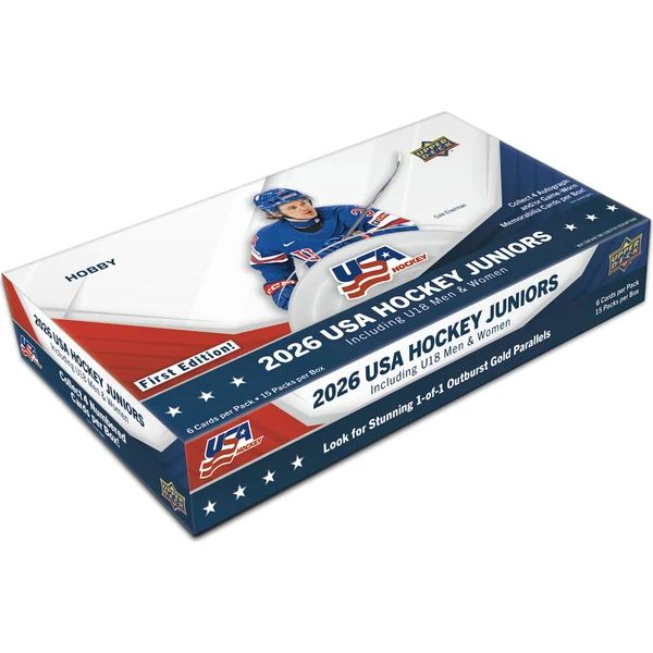 Hokejové karty 2026 Upper Deck Team USA Juniors Hockey Hobby Box - Hokejové karty - Hlavný obrázok
