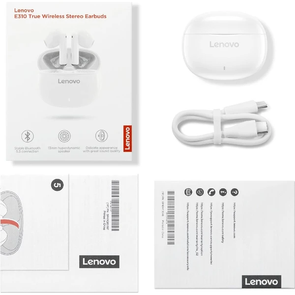 Lenovo E310 TWS bezdrôtové slúchadlá biela - Slúchadlá - Obrázok d_a5bfe92d6937446f8294cf399cf97214