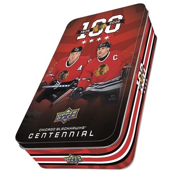 Hokejové karty 2025-26 Upper Deck Chicago Blackhawks Centennial Hobby Box - Hokejové karty - Hlavný obrázok