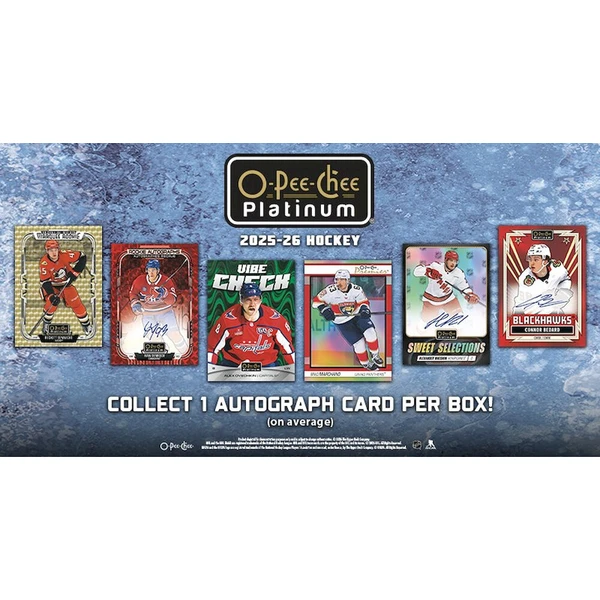 Hokejové karty 2025-26 Upper Deck O-Pee-Chee Platinum Hockey Hobby Box - Hokejové karty - Obrázok d_a5f26f41e7984d65a64a206a98801c5a