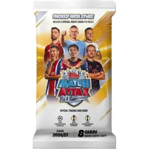 Fotbalové karty Topps Match Attax UCC 2026/27 - Eco Pack - Futbalové karty - Obrázok d_a778ce68033947c49ca64bd0eb4bad21