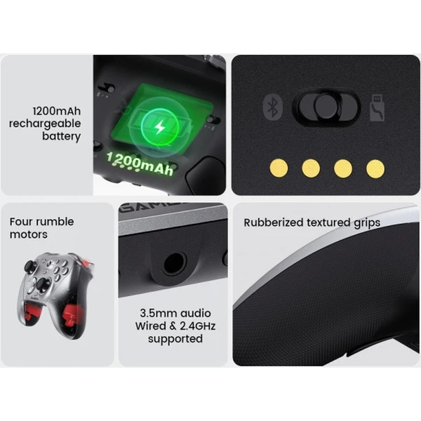 GameSir G7 PRO bezdrôtový herný ovládač Metalic Silver - Herné ovládače - Obrázok d_a7e534b89759448cb3064a39858b31ff