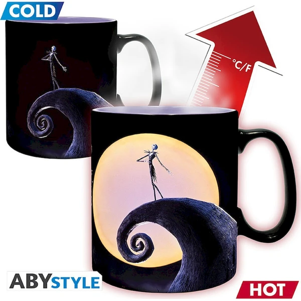 Hrnček Nightmare Before Christmas - Jack & Moon 460 ml (meniaci sa motív) - Hrnčeky - Obrázok d_a861d878d1c74742bcb7b1c6859eba06