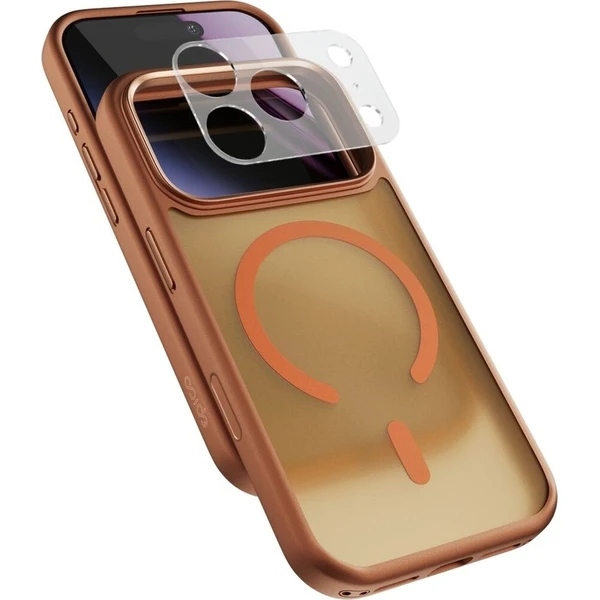 Epico HeroMatte Pro Mag+ MagSafe kryt iPhone 17 Pro Max oranžový - Puzdra - Hlavný obrázok