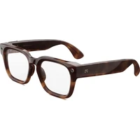 Meta Glasses Fury – Mahogany Frame, Clear to Grey Transitions Lens, Standard & Adjustable Bridge - AR okuliare