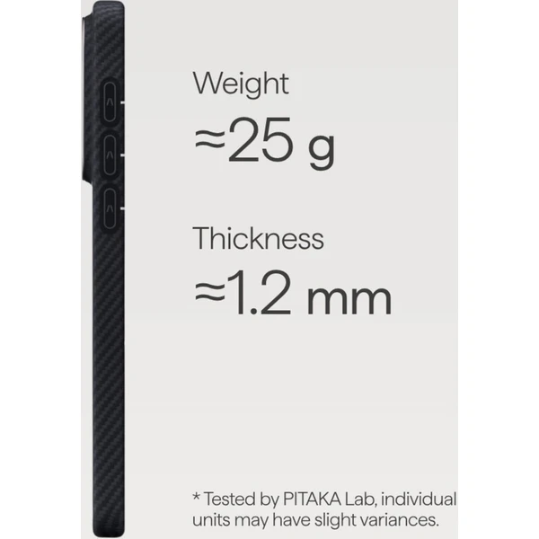 Pitaka Edge Case MagSafe kryt Samsung Galaxy S26+ Black/Grey Twill - Puzdra - Obrázok d_a963c7ca535f43d6ae8700660bd76b40