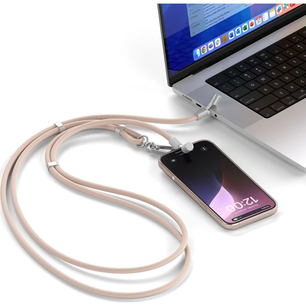 Satechi OntheGo USB-C Lanyard popruh s kabelem růžový - Popruhy a crossbody - Obrázok d_a9663fbf7c43411fbc08815faa9d190f