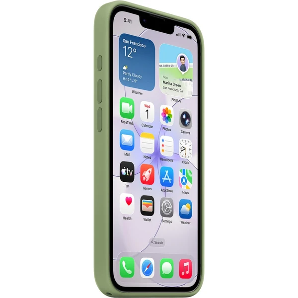 Apple silikónový kryt s MagSafe na iPhone 17e svetlo mechový - Puzdra - Obrázok d_a97fa31d457247cbb2043438ea34d9ab