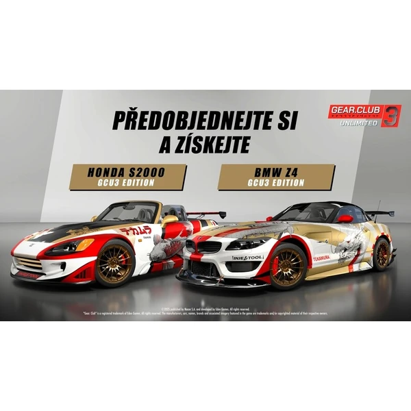 Dar k hre Gear.Club Unlimited 3 DLC - Nefyzické Darčeky - Hlavný obrázok