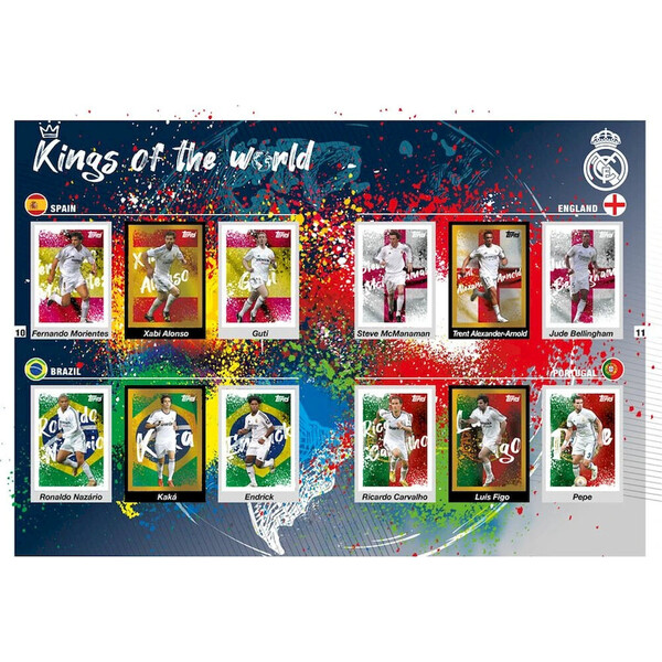 Topps futbalové nálepky Real Madrid 2025/2026 – Album Complete Set - Zberateľské karty a nálepky - Obrázok d_a9b901a186324f2fa1cdf00cbaf0b189
