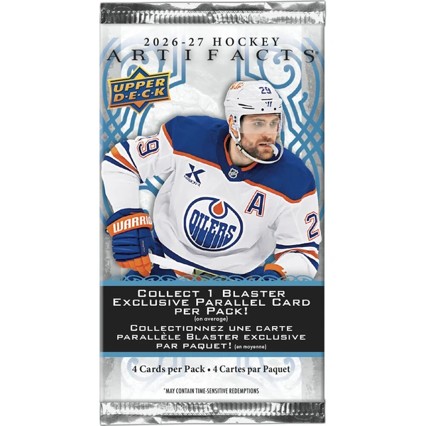 Hokejové karty 2026-27 Upper Deck Artifacts Hockey Blaster Box - Hokejové karty - Obrázok d_a9f8985eecd7450fbe2a9bfe28595a4f