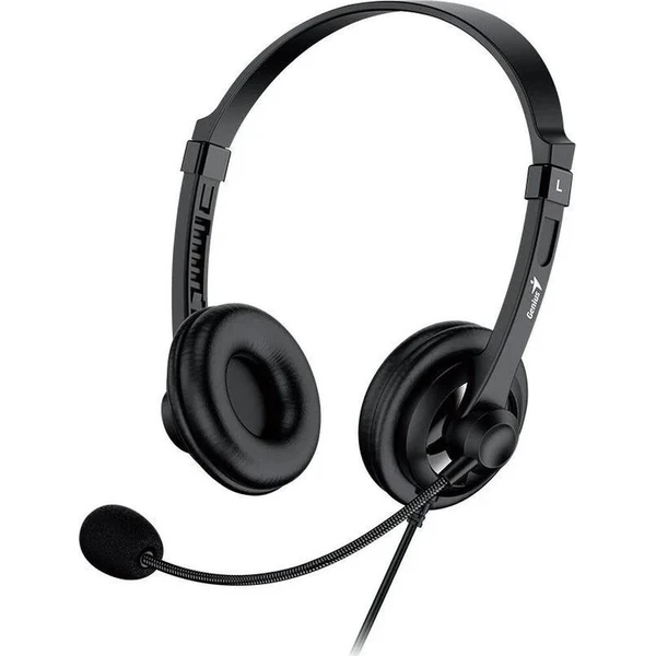 Genius HS-230U drátová náhlavní sluchátka černá - Slúchadlá - Hlavný obrázok