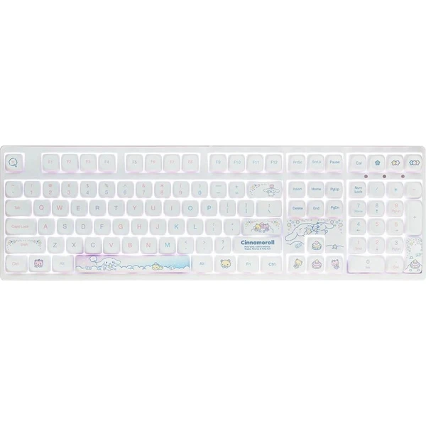 Akko x Cinnamoroll Star 3108 V3 Akko Frost Pink (US) biela - Klávesnice - Hlavný obrázok