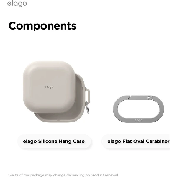 ELAGO Silicone Hang Case pouzdro pro Samsung Galaxy Buds4/Buds4 Pro světle růžové - Puzdra - Obrázok d_aa6d3d359f31499b941919785a9ea994