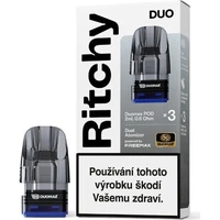 Ritchy DUO Pod Cartridge DUOMAX balenie (3ks) 0.6ohm - Cartridge pre elektronické cigarety