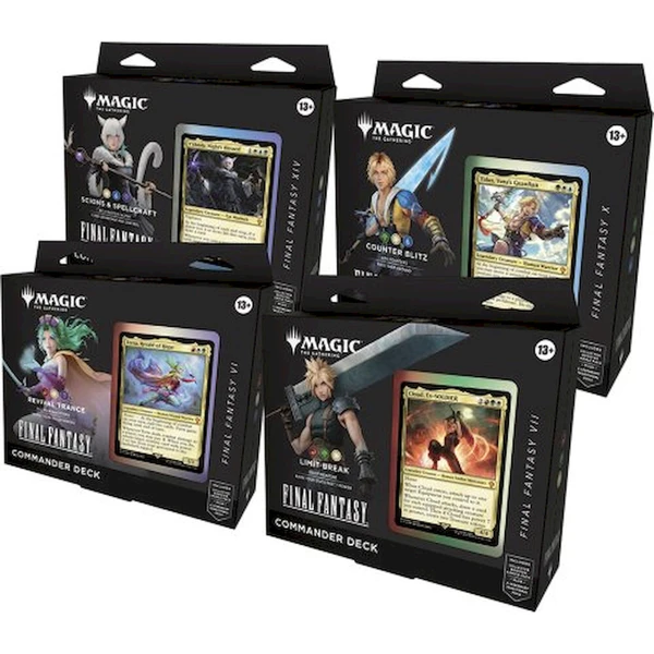 Magic: The Gathering - Final Fantasy Commander Deck Box (4 Decky) - MTG karty - Hlavný obrázok