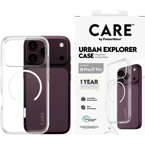 PanzerGlass CARE Urban MagSafe kryt Apple iPhone 18 Pro/17 Pro čirý/bílý - Puzdra - Obrázok d_ac0d4222d17b4ffb9e11e90010e1f79d