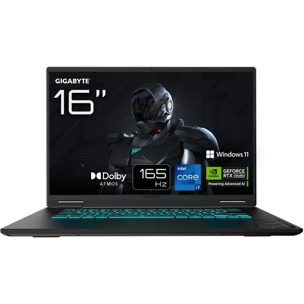 GIGABYTE GAMING A16 (CTHI3CZ893SH) RTX 5050 čierny - Notebooky - Hlavný obrázok