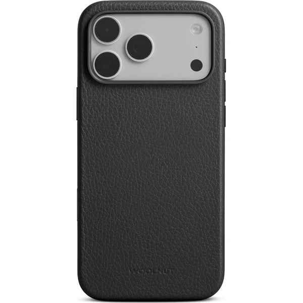 Woolnut MagSafe kožený kryt iPhone 18 Pro Max černý - Puzdra - Obrázok d_ace36ce1ed7b486b838282a94f2c2881