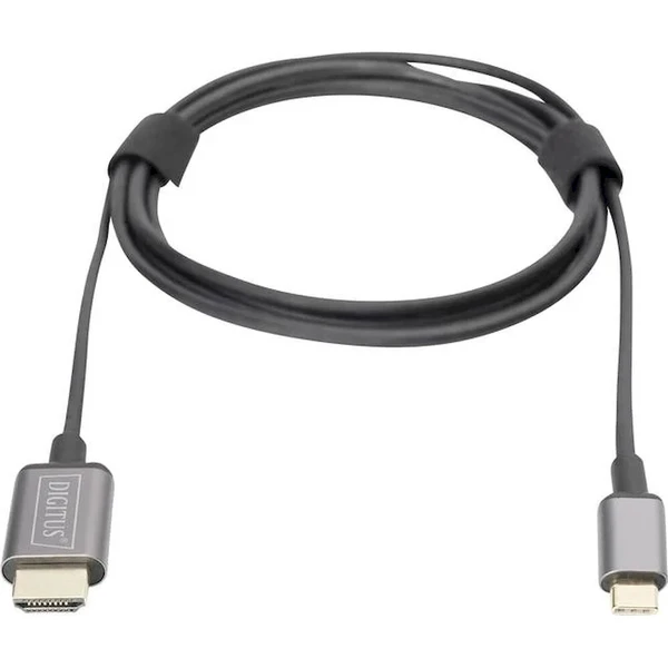 DIGITUS USB-C/HDMI kábel 1,8m čierny - Káble a redukcie - Obrázok d_ad171b9c359c4b069f7b4000752e7244