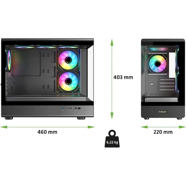 EVOLVEO Ursus 6x ARGB - Počítačové skrine - Obrázok d_ad2603e6fb0a44208148c8169274deec