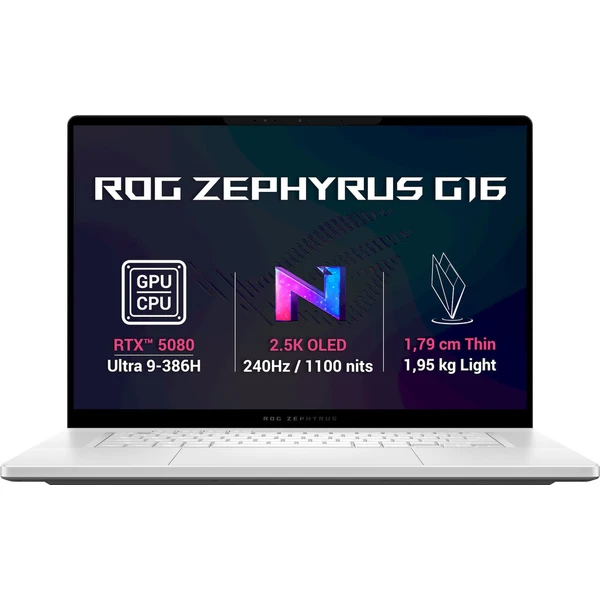 ASUS ROG Zephyrus G16 (GU606AW-TB010WZ) RTX 5080 biely - Notebooky - Hlavný obrázok