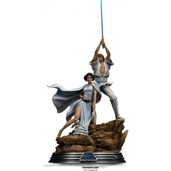 Soška IRON STUDIOS Star Wars - Luke a Leia 41 cm - Sochy a sošky - Hlavný obrázok