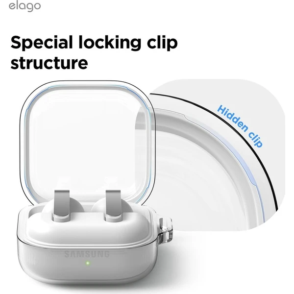 ELAGO Clear puzdro Samsung Galaxy Buds4/Buds4 Pro priehľadné - Puzdra - Obrázok d_ad9a338fad9c444cbddf79f3aeba1672