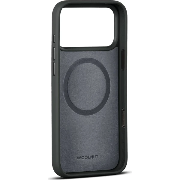 Woolnut MagSafe kožený kryt iPhone 18 Pro Max černý - Puzdra - Obrázok d_ade0b58ba2ec44378495948f7e3d9313