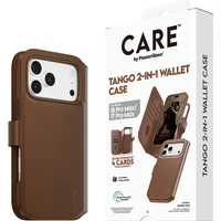 PanzerGlass CARE Tango 2v1 Wallet MagSafe pouzdro Apple iPhone 18 Pro Max/17 Pro Max hnědé - Puzdra