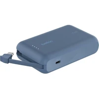 Belkin BOOST CHARGE™ USB-C PowerBanka s integrovaným USB-C káblom, 10000mAh, PD, 20W modrá - Powerbanky