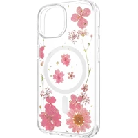 FIXED MagBloom kryt s MagSafe Apple iPhone 15 Pink Blossom - Puzdra