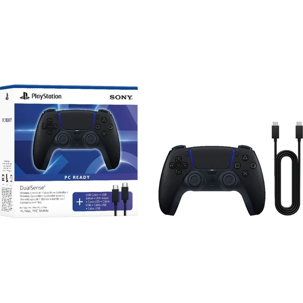 Bezdrôtový ovládač DualSense Midnight Black + kábel USB pre PC - Herné ovládače - Obrázok d_af112029d0a447f08466e53100f3b06a
