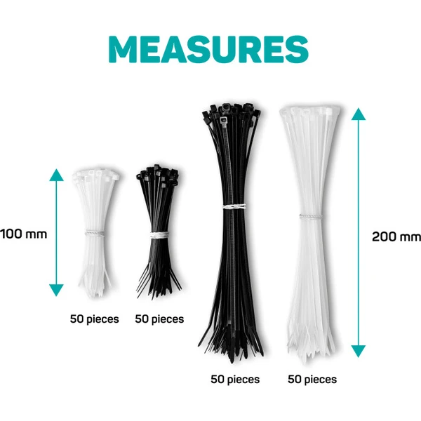 Connect IT ZipTie sťahovacia páska čierna biela - Náradie - Obrázok d_afcc3ba43f494ddfbe9f99688c087c9f